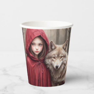 Little Red Riding Hood Pappbecher