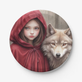 Little Red Riding Hood Pappteller