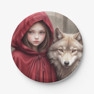 Little Red Riding Hood Pappteller
