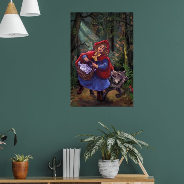 Little Red Riding Hood Poster (Wohnzimmer 1)