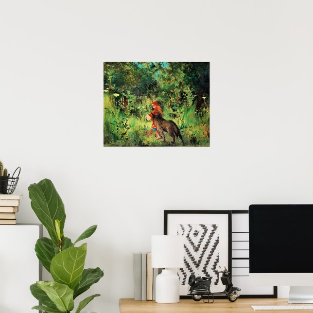Little Red Riding Hood Poster (Heimbüro)