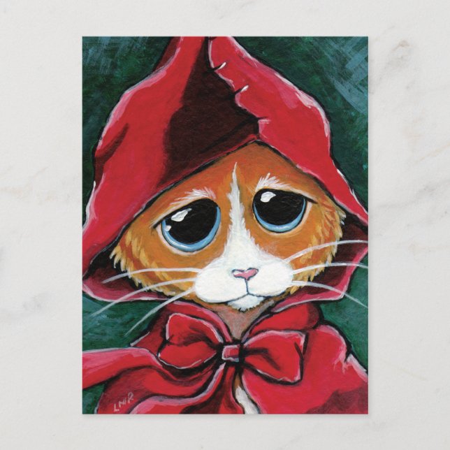 Little Red Riding Hood | Postkarte (Vorderseite)