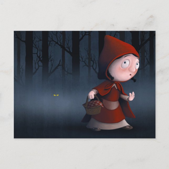 Little Red Riding Hood Postkarte (Vorderseite)