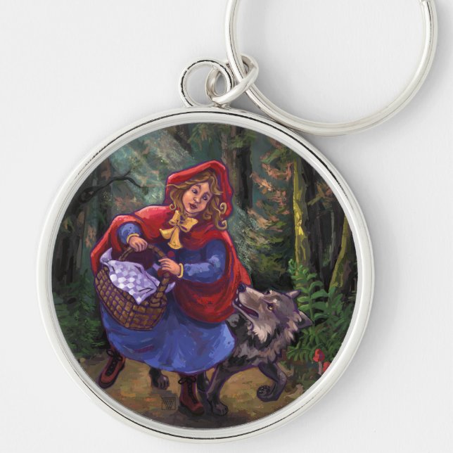 Little Red Riding Hood Schlüsselanhänger (Vorne)