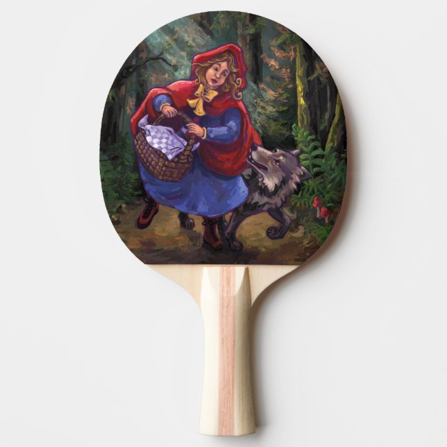 Little Red Riding Hood Tischtennis Schläger (Vorderseite)
