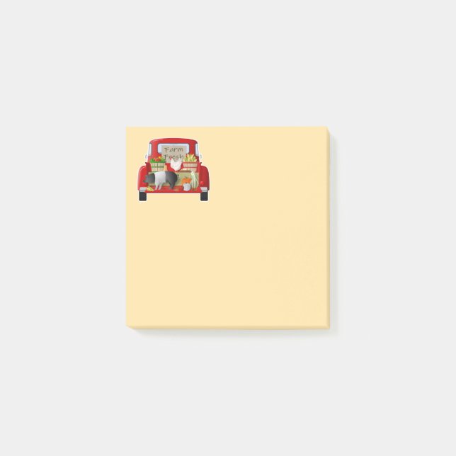 Little Red Truck Post-it Klebezettel (Vorderseite)
