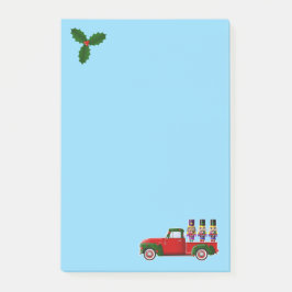 Little Red Truck und Nutcracker Weihnachten Post-it Klebezettel