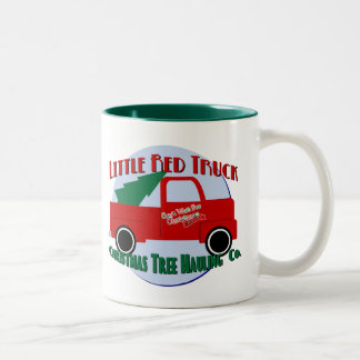 Little Red Truck Weihnachtsbaum Transport GmbH Zweifarbige Tasse