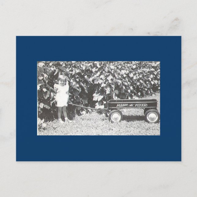 Little Red Wagon Postkarte (Vorderseite)