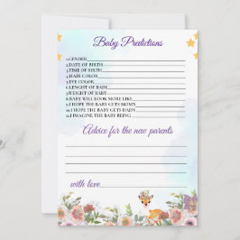 Little Reh, Big Joy Pink Blume Kinderdusche Thema Einladung