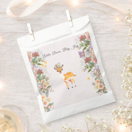 Little Reh, Big Joy Pink Blume Kinderdusche Thema Geschenktütchen