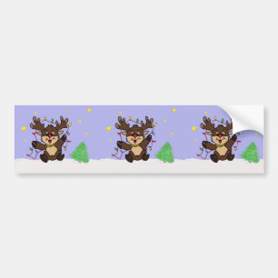 Little Reindeer Autoaufkleber