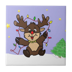 Little Reindeer Fliese