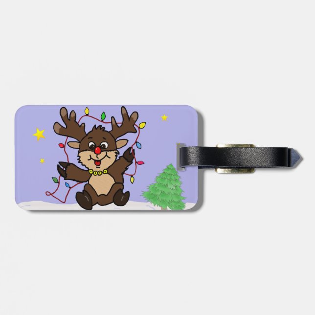 Little Reindeer Gepäckanhänger (Rückseite horizontal)