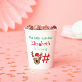 Little Reindeer Kindergeburtstag Pappbecher