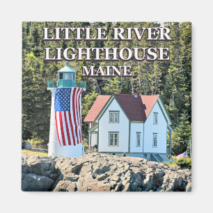 Little River Lighthouse, Maine Magnet