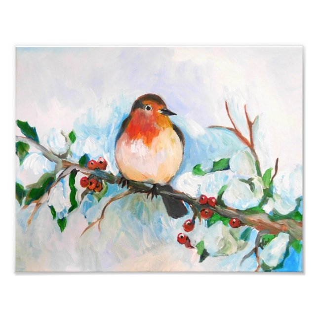 Little Robin Fotodruck (Vorne)