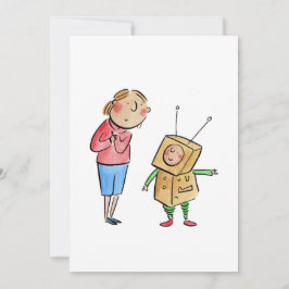 Little Robot Einladung