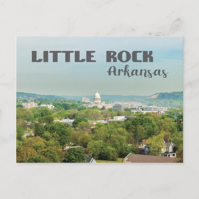 Little Rock, Arkansas avec carte postale Capitol (Devant)