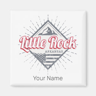 Little Rock Arkansas City United Staaten USA Desig Magnet