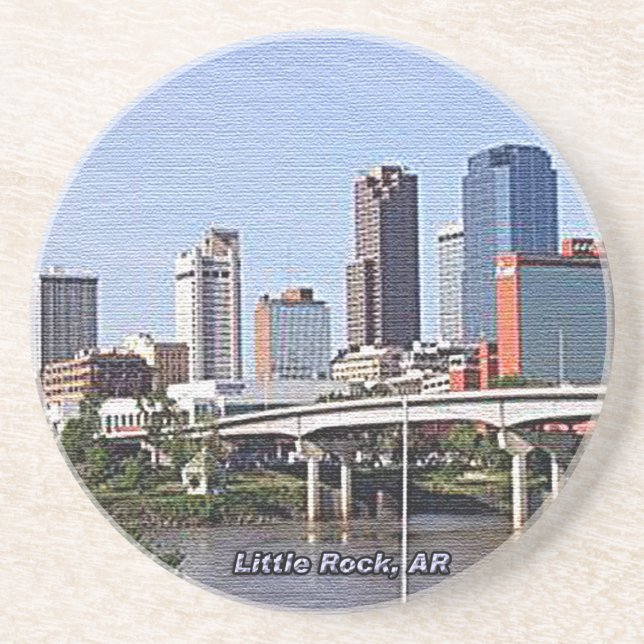 Little Rock, Arkansas Getränkeuntersetzer (Vorne)