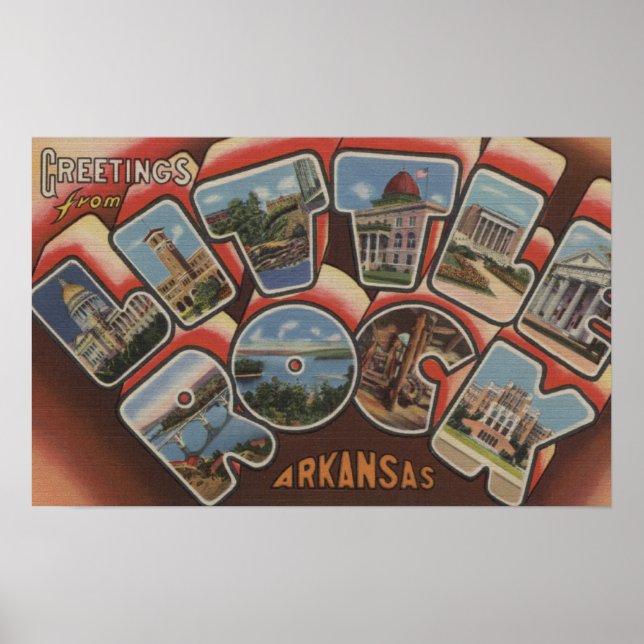 Little Rock, Arkansas - Großbuchstaben Szenen 2 Poster (Vorne)