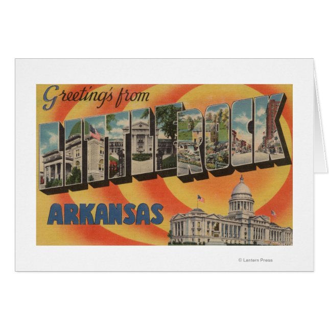 Little Rock, Arkansas - Große Buchstabenszenen (Vorderseite (Horizontal))