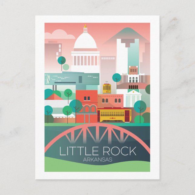 Little Rock, Arkansas Postcard Postkarte (Vorderseite)