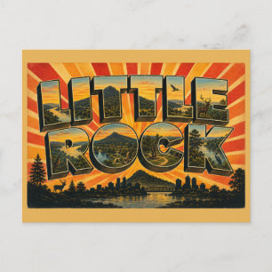 Little Rock Arkansas River Valley Berge Postkarte