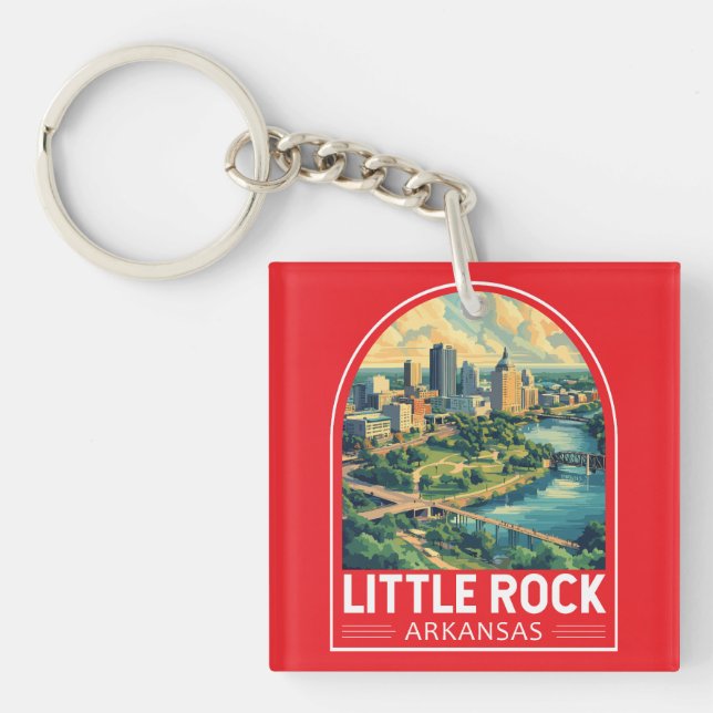 Little Rock Arkansas Travel Art Emblem (Devant)