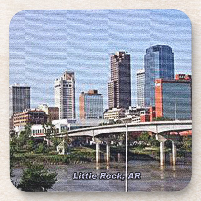 Little Rock, Arkansas Untersetzer (Vorderseite)