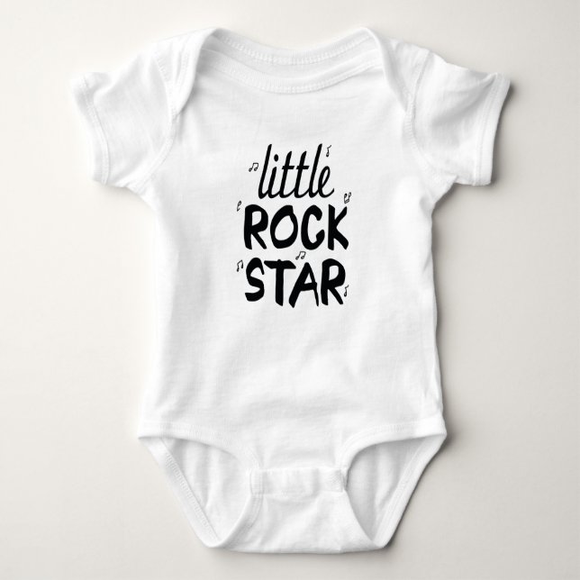 Little Rock Star Baby Strampler (Vorderseite)