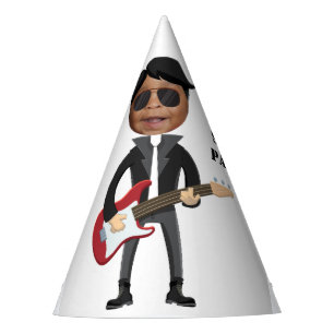 Little Rock Star Kids 🎸 🤣 Guitar Champion Partyhütchen