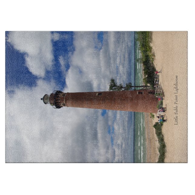 Little Sable Point Lighthouse Schneidbrett Schneidebrett (Vorderseite)