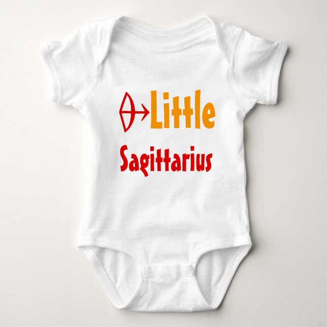 Little Sagittarius Baby Strampler (Vorderseite)