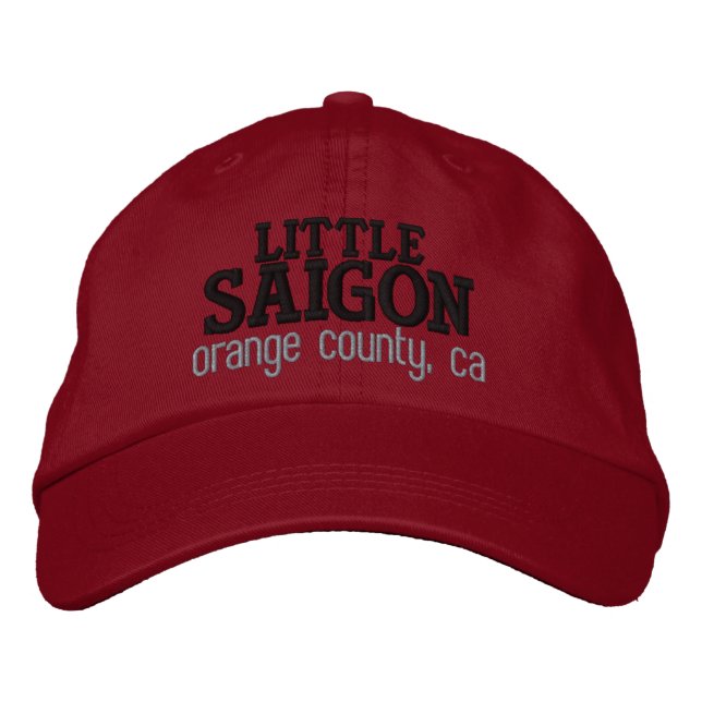 Little Saigon, Orange Landkreis, CA Bestickte Baseballkappe (Vorderseite)