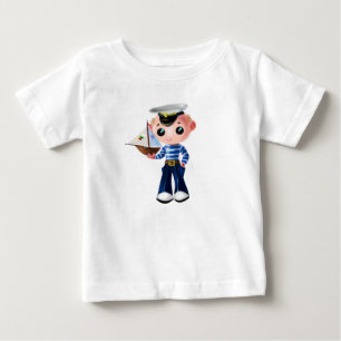 Little Sailor Boy Baby T - Shirt - individuell anp