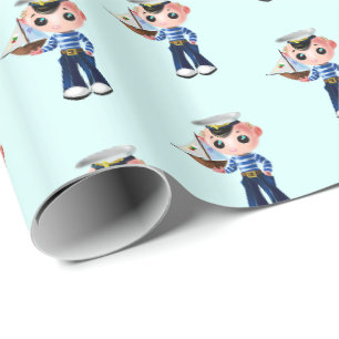 Little Sailor Wrapping Paper Geschenkpapier