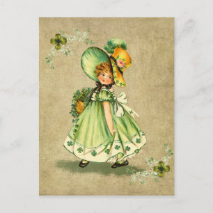 Little Saint Patty's Day Girl - Carte postale