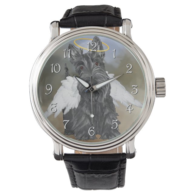 Little Scottie Angel Armbanduhr (Vorderseite)