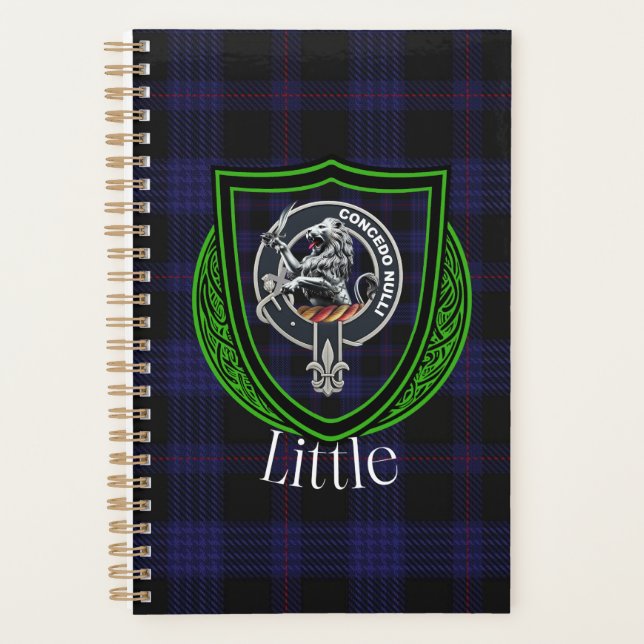 Little Scottish Clan Tartan & Crest Planer (Vorderseite)