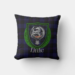 Little Scottish Clan Tartan & Wappen Kissen