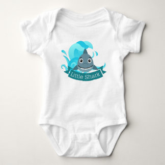 Little Shark - Familienoutfit Baby Strampler