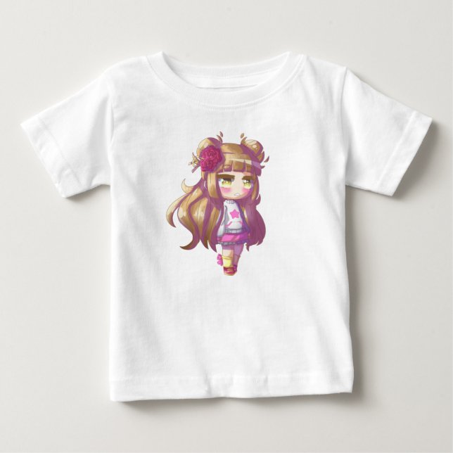 Little Shy Girl Baby T-shirt (Vorderseite)