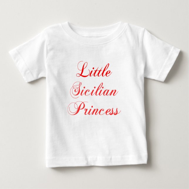 Little Sicilian Princess Baby T-shirt (Vorderseite)