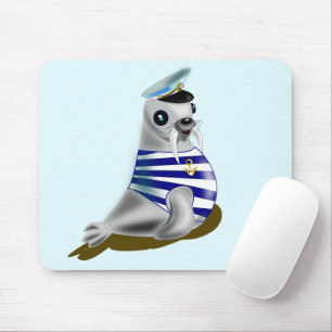 Little Siegel Sailor Mouse Pad - Captain - Malerei Mousepad