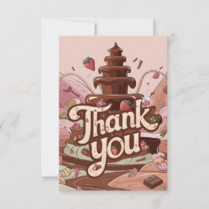 Little Simple Chocolate Dankeschön-Karte Dankeskarte