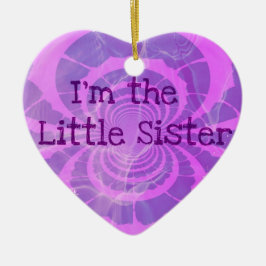 Little Sis Christmas Keramikornament