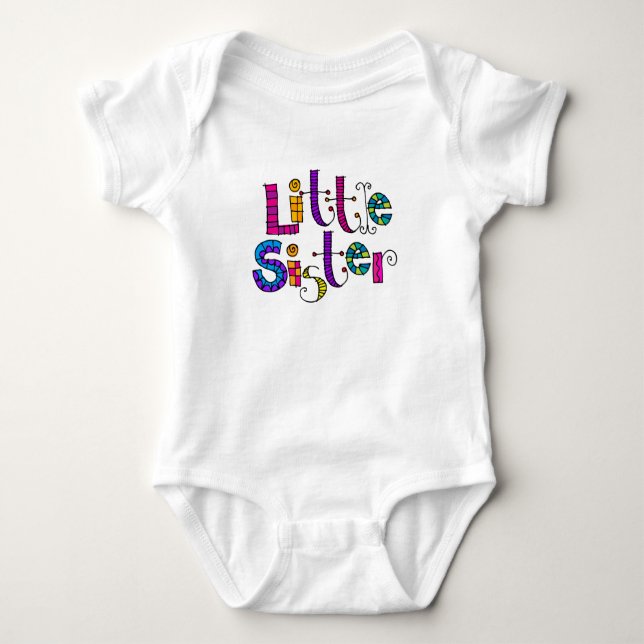Little Sis Romper Baby Strampler (Vorderseite)