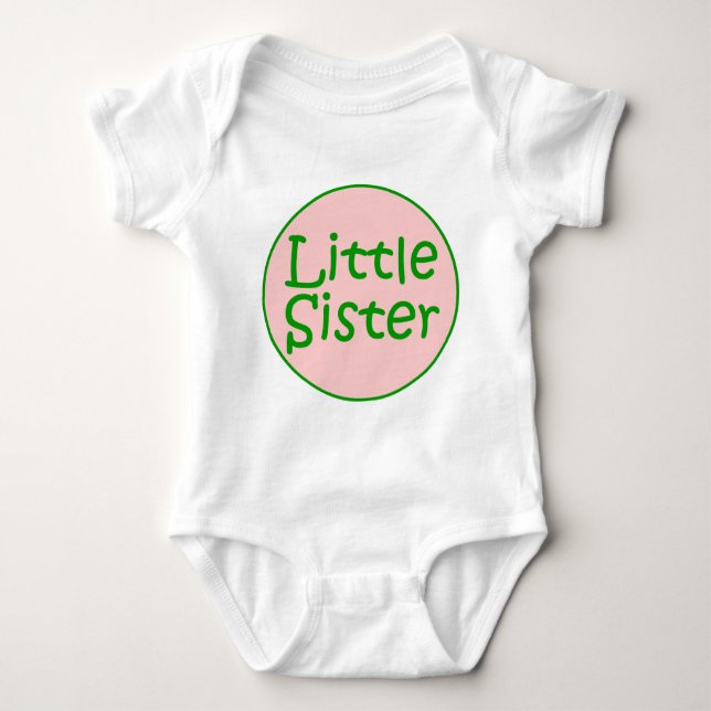 Little Sister Baby Strampler (Vorderseite)